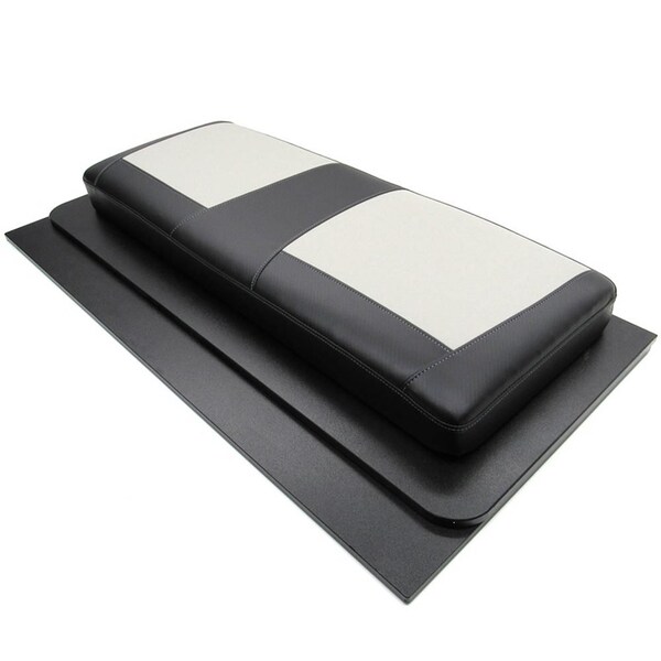 Ilc Repl. For Ezgo / Cushman / Textron Seat Bottom Assembly For Flip Seat - Black Gray - Models 2009 699321G14 - main